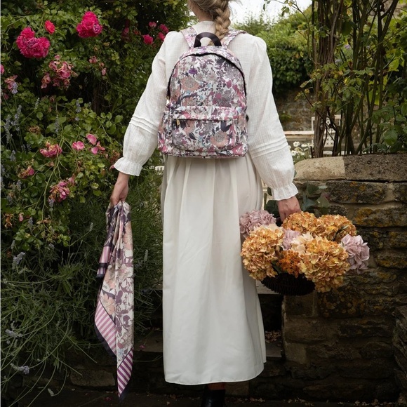 Fable England | Deco Bloom Large Square Scarf, NWT - Picture 3 of 10